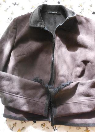 Куртка, пиджак из искусственной замши4 фото