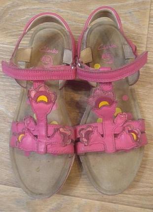 Босоножки clarks 35 р. кожа стелька 23 см.
