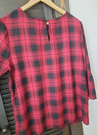 Стильна натуральна блуза батал, розмір 2xl7 фото