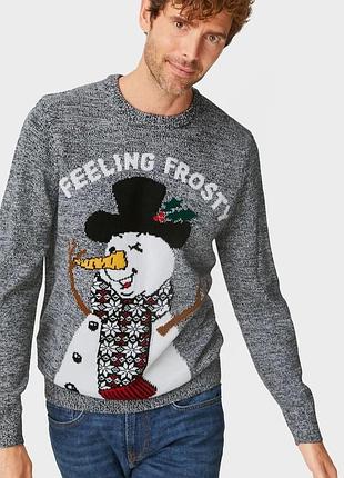 Чоловічий джемпер, розмір s, колір сірий