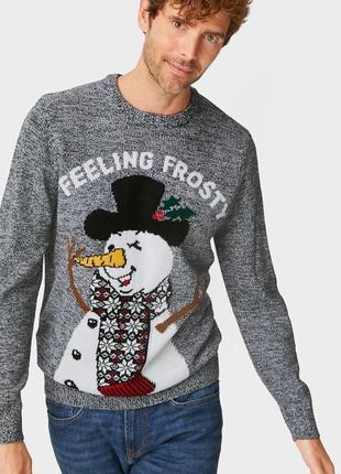 Чоловічий джемпер, розмір xl, колір сірий