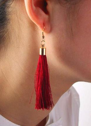 Серьги кисти