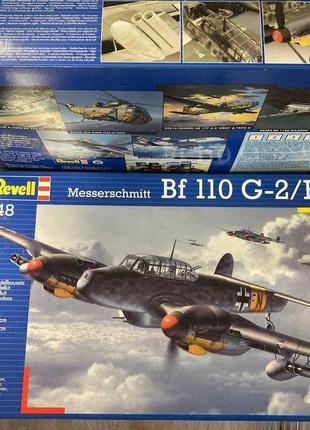 Збірна модель літака revell 1/48 04530 messerschmitt bf110 g-2/r3