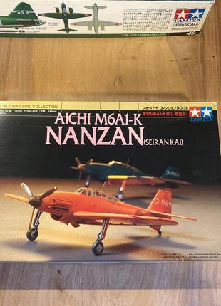 Збірна модель літака aichi m6a1-k nanzan tamiya 1/721 фото