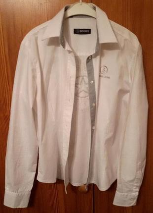 Стильная рубашка,блуза с вышитой спиной bogner jeans,оригинал