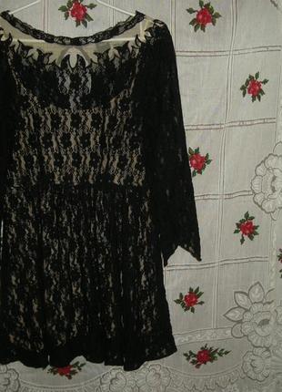 Супер сукня"asos"р. 44 на підкладці-мереживне-290грн.1 фото