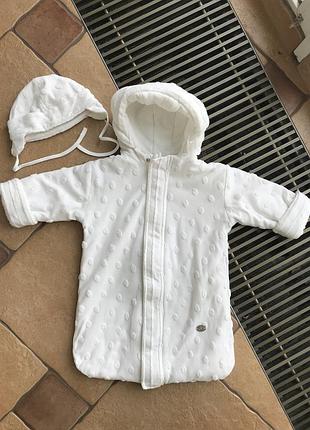 Choupette комплект конверт и шапка