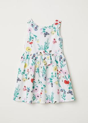 Красивое летнее платье в цветочный принт, есть несколько размеров