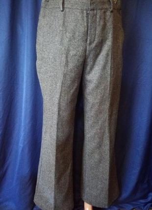 Осенние широкие прямые брюки палаццо кюлоты клёш высокая посадка