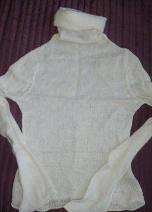 Молочно-білий светр н&m, xc