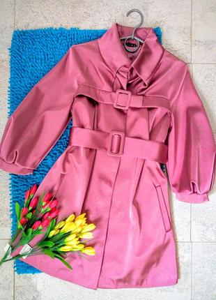 Супер стильный лиловый плащ/пальто с укороченным рукавом 3/41 фото