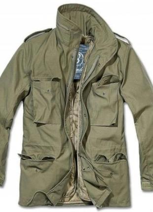 Демісезонна чоловіча куртка brandit individual wear m65 standard olive (3108-1) р.s
