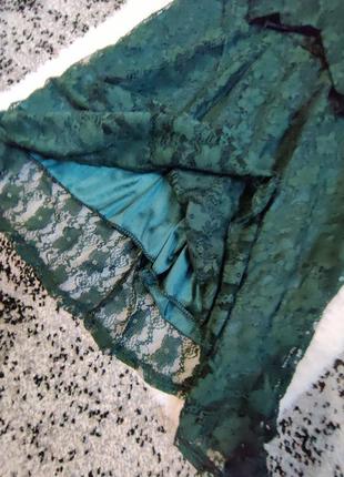 Зеленое ажурное платье, зеленое ажурное платье3 фото
