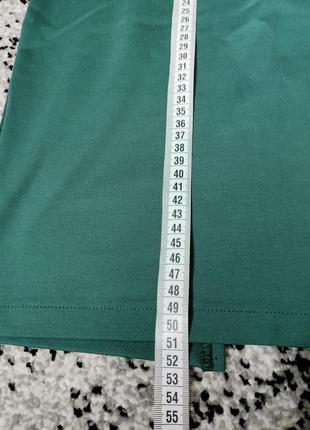 Зеленая юбка футляр4 фото