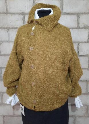 Кардиган кофта мохер ручна робота