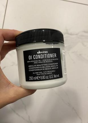 Кондиционер для смягчения волос davines oi conditioner⚡️2 фото