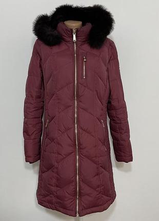 Пуховик michael kors, зимовий, дуже теплий, m-l, упоряд. відмінне!