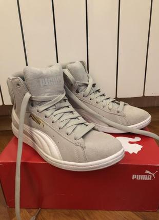 Кеды сникерсы кроссовки  puma vikky mid оригинал в идеале2 фото