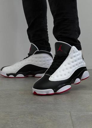 Nike jordan 13 retro he got game, кросівки чоловічі найк джордан 13 білі, кросівки джордани білі осінь-весна, кроссовки найк джордан 13 белые,9 фото