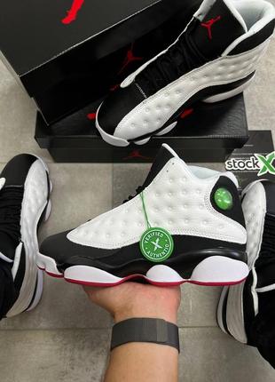 Nike jordan 13 retro he got game, кросівки чоловічі найк джордан 13 білі, кросівки джордани білі осінь-весна, кроссовки найк джордан 13 белые,6 фото