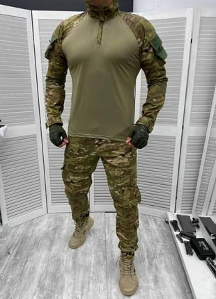 Военный костюм мультикам для всу (зсу) tactical тактическая форма убакс и брюки 7286