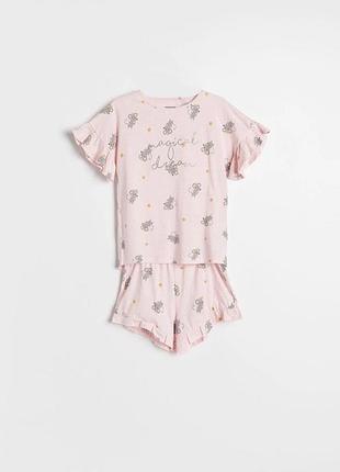 2-4 роки 98 -104 см нова фірмова яскрава дитяча трикотажна піжама мишеня мишка reserved