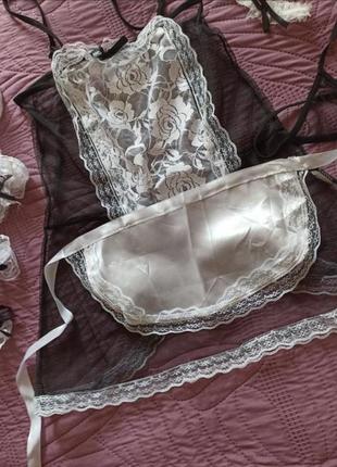 Костюм покоївки служниці для рольових ігор