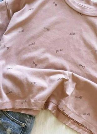 Укороченная футболка bershka р.хs
