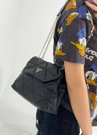 Сумочка в стилі prada black2 фото