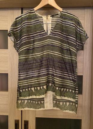 Шелковая блуза, hugo boss, шёлк!