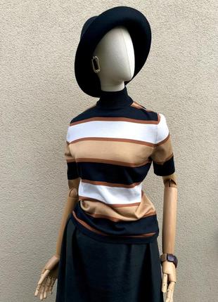 Трикотаж,шовк гольф,водолазка,кофточка в смужку,in linea,преміум бренд,