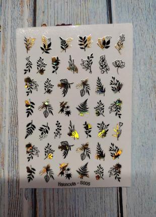 Наклейки для нігтів манікюру