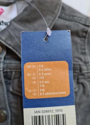 Lupilu джинсовая куртка пиджак на девочку 110 на 4-5 лет.2 фото