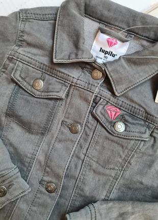 Lupilu джинсовая куртка пиджак на девочку 110 на 4-5 лет.3 фото
