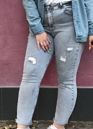 Джинси, сірі джинові штани, сірі джинси