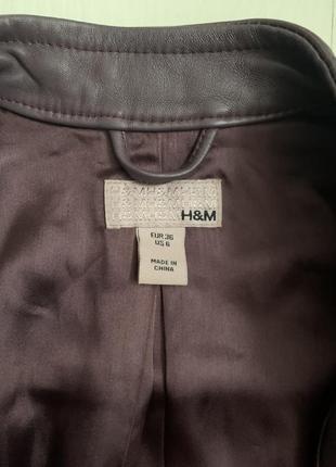 Кожаная куртка h&m5 фото