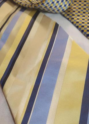 Галстук краватка жовто блакитний патріотична4 фото