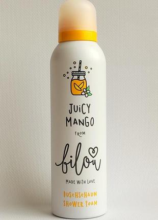 Пінка для душу манго bilou juicy mango shower foam 200 мл