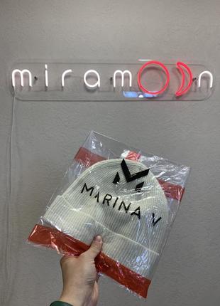Шапка marina v (франція) fw22-281 ivory