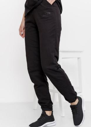 Спорт штаны женские демисезонные цвет черный2 фото