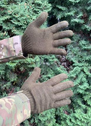 Зимние перчатки тактические вязанные всу (зсу) 8689