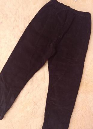 Вельветовые штаны брюки чорные reserved 152  см2 фото