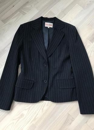 Жакет в смужку, діловий жакет,