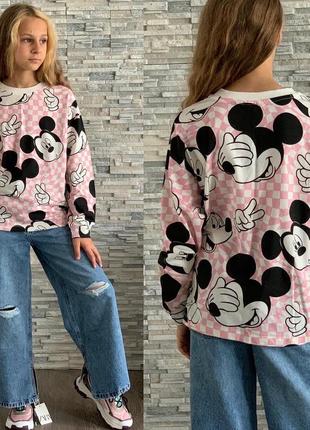 Дитячий реглан zara на дівчинку/лонгслів зара/дитяча кофта/детский реглан/лонгслив