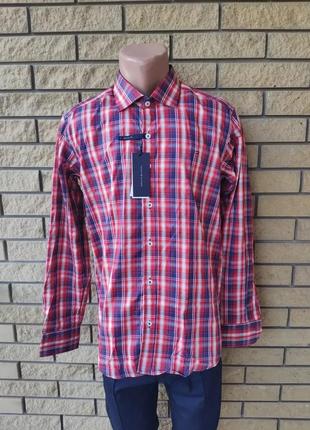 Рубашка мужская коттоновая  брендовая высокого качества th, турция1 фото
