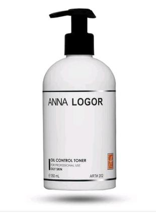 Стабилизирующий тоник для жирной кожи анна логор
anna logor oil control toner 350 ml art.202