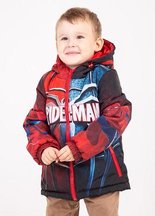 Куртка для мальчика "человек паук", куртка деми4 фото