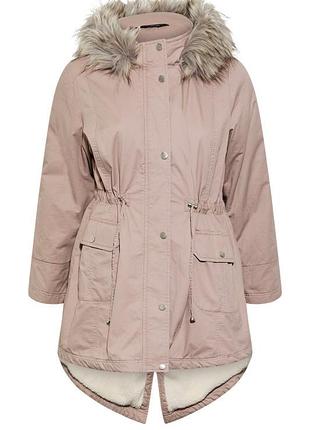 Жіноча демісезонна куртка-парку hurley нова, пудра