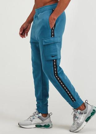 Утеплені штани на флісі nike sportswear m fleece cargo pants / dm4680-415