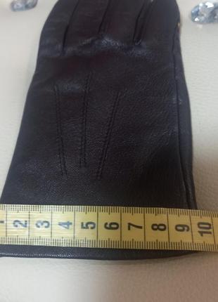 Перчатки,рукавички кожаные 100%  брендовые  marks & spencer  новые.5 фото